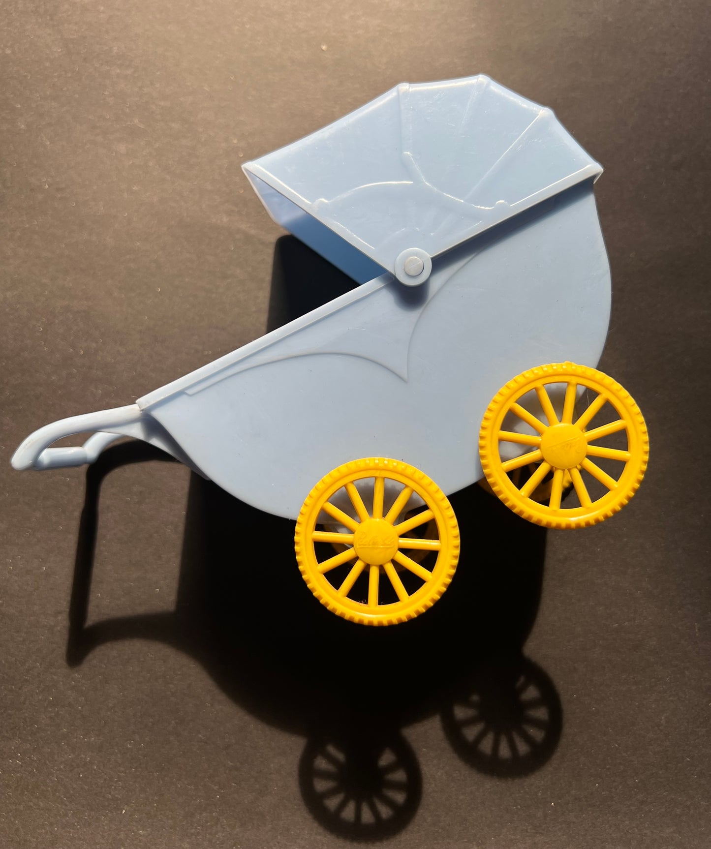A RELIABLE Product Big 17cm Toy Pram with repaired wheel