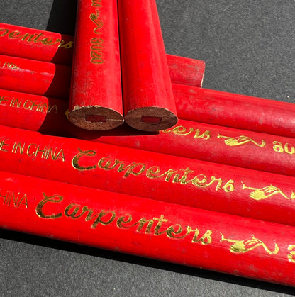 Vintage Elliptical Lead Carpenter Pencil