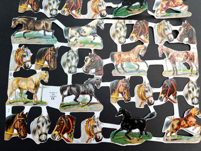 2 Sheets of MLP Horse Scraps