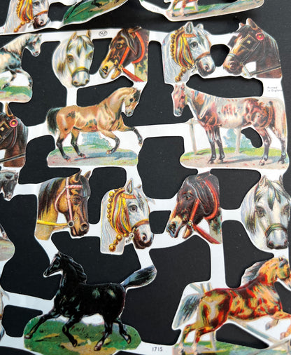 2 Sheets of MLP Horse Scraps
