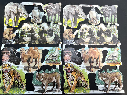 2 Sheets of MLP Animal Scraps