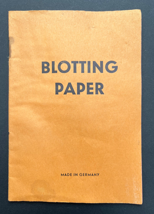 Vintage Blotting Paper Book - Made in Germany