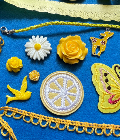 Yellow Vintage Craft Pack 3.