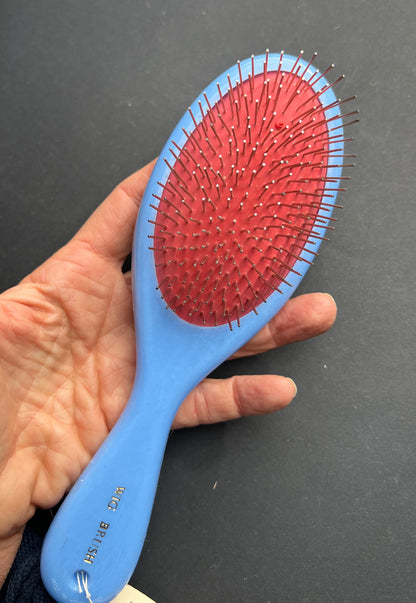 WIG BRUSH with Salesman's Sample Label Made in Hong Kong