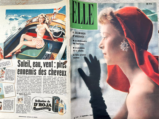 5th September 1949  ELLE French Fashion Magazine