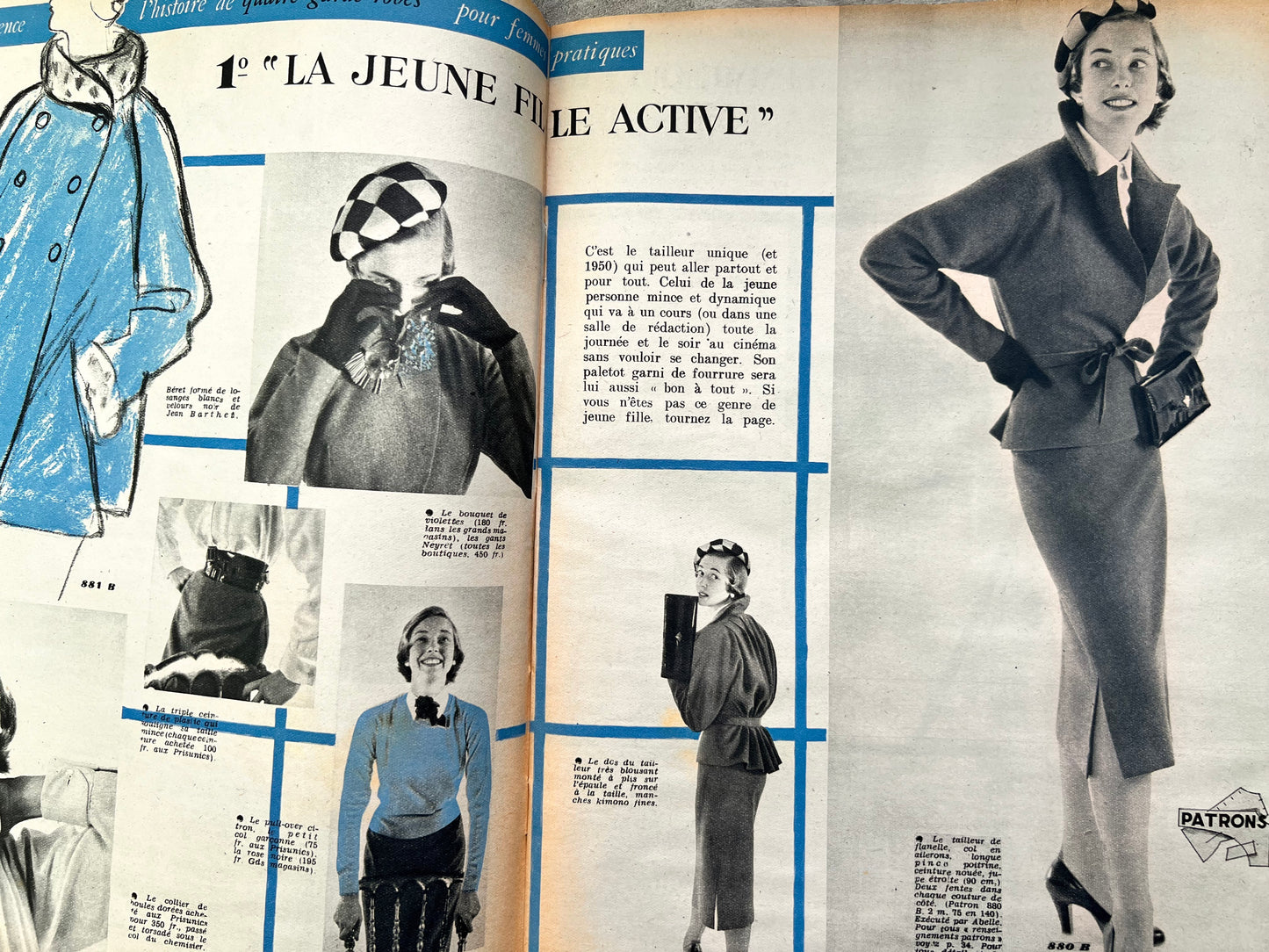 19th September 1949  ELLE French Fashion Magazine