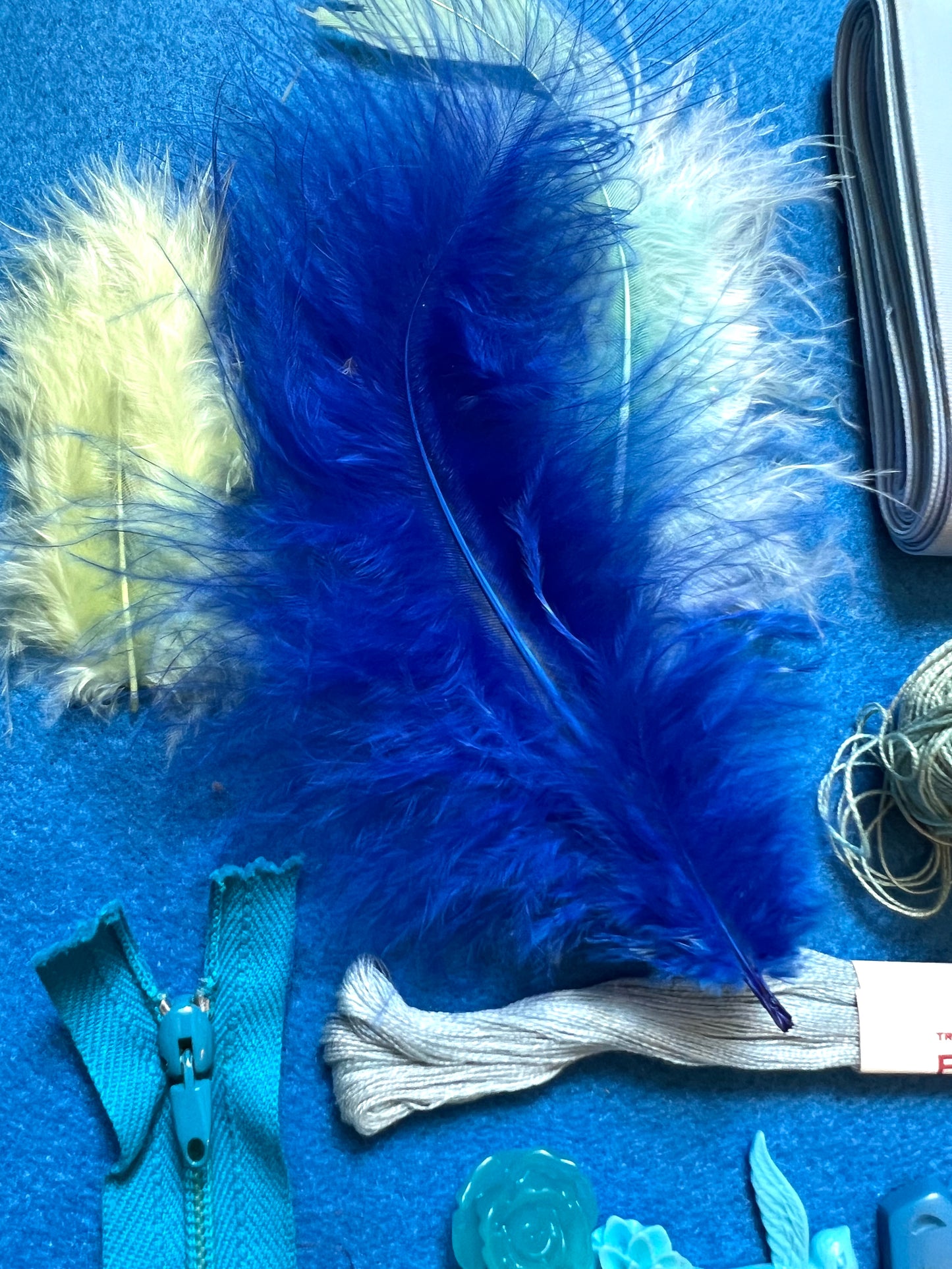 Blue Vintage Craft Pack 4