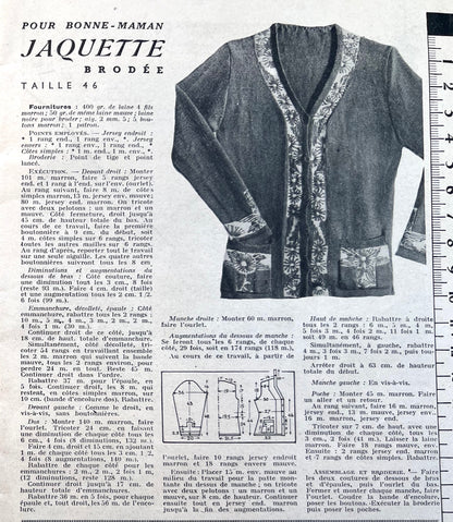 1950 French Knitting Magazine EN TRICOTANT
