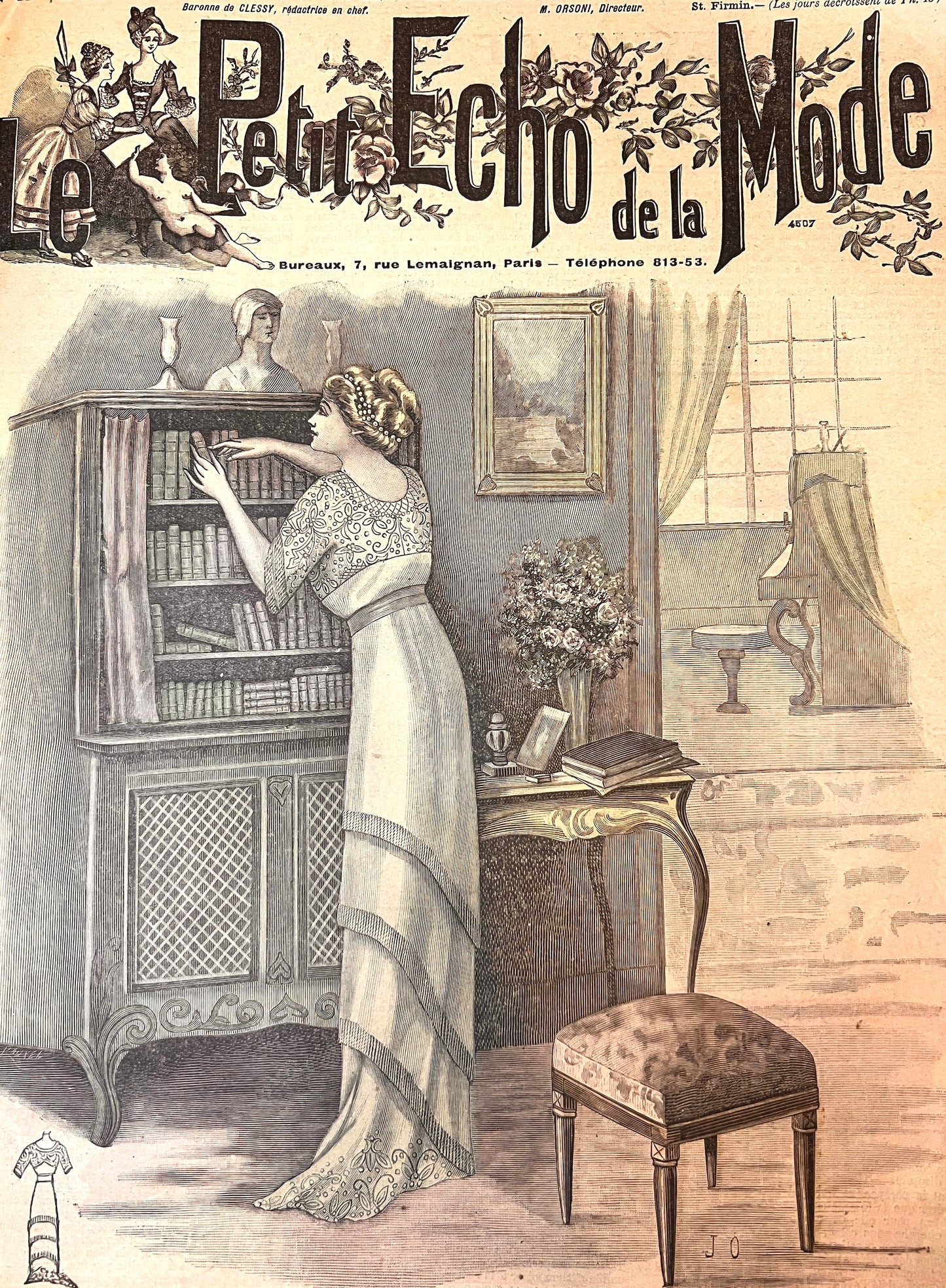1910 French Magazine Le Petit Echo de la Mode