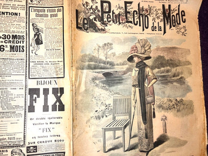Very Subtle Hats in 1910 French Magazine Le Petit Echo de la Mode