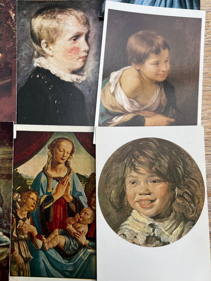 12 Art Postcards of Children