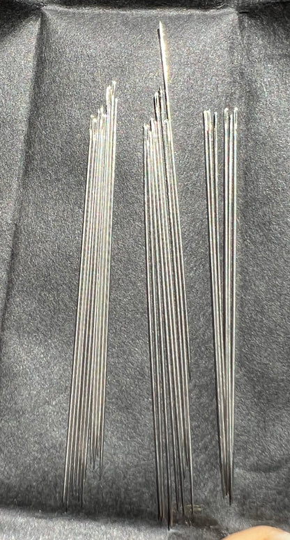 Vintage Packet of 25 Beading  Needles - size 10 or 13