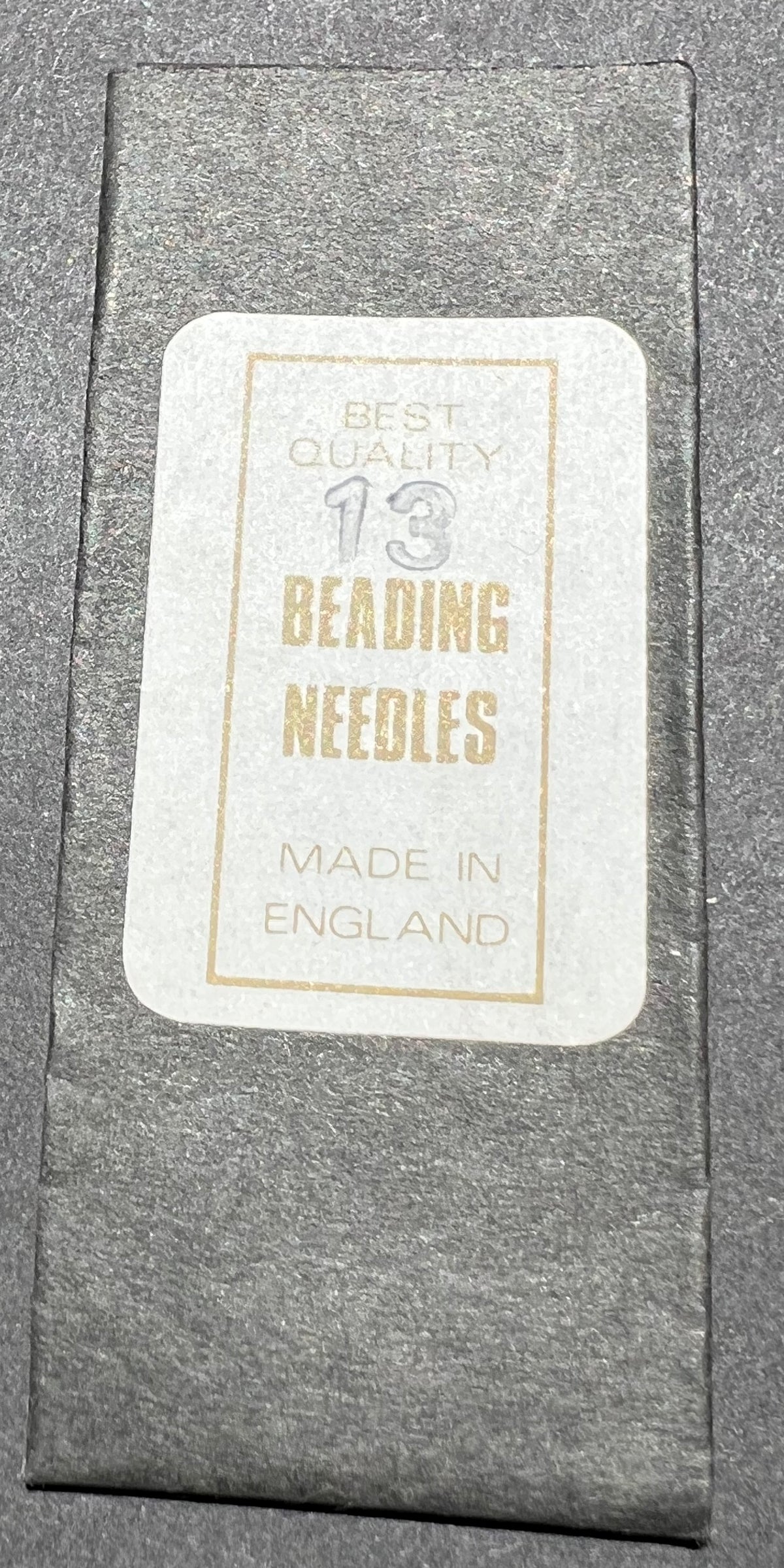 Vintage Packet of 25 Beading  Needles - size 10 or 13
