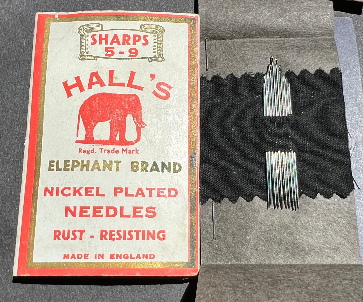Vintage Elephant Brand SHARPS 5 - 9,  10 Needles 3.5-4.3cm