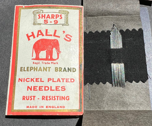 Vintage Elephant Brand SHARPS 5 - 9,  10 Needles 3.5-4.3cm