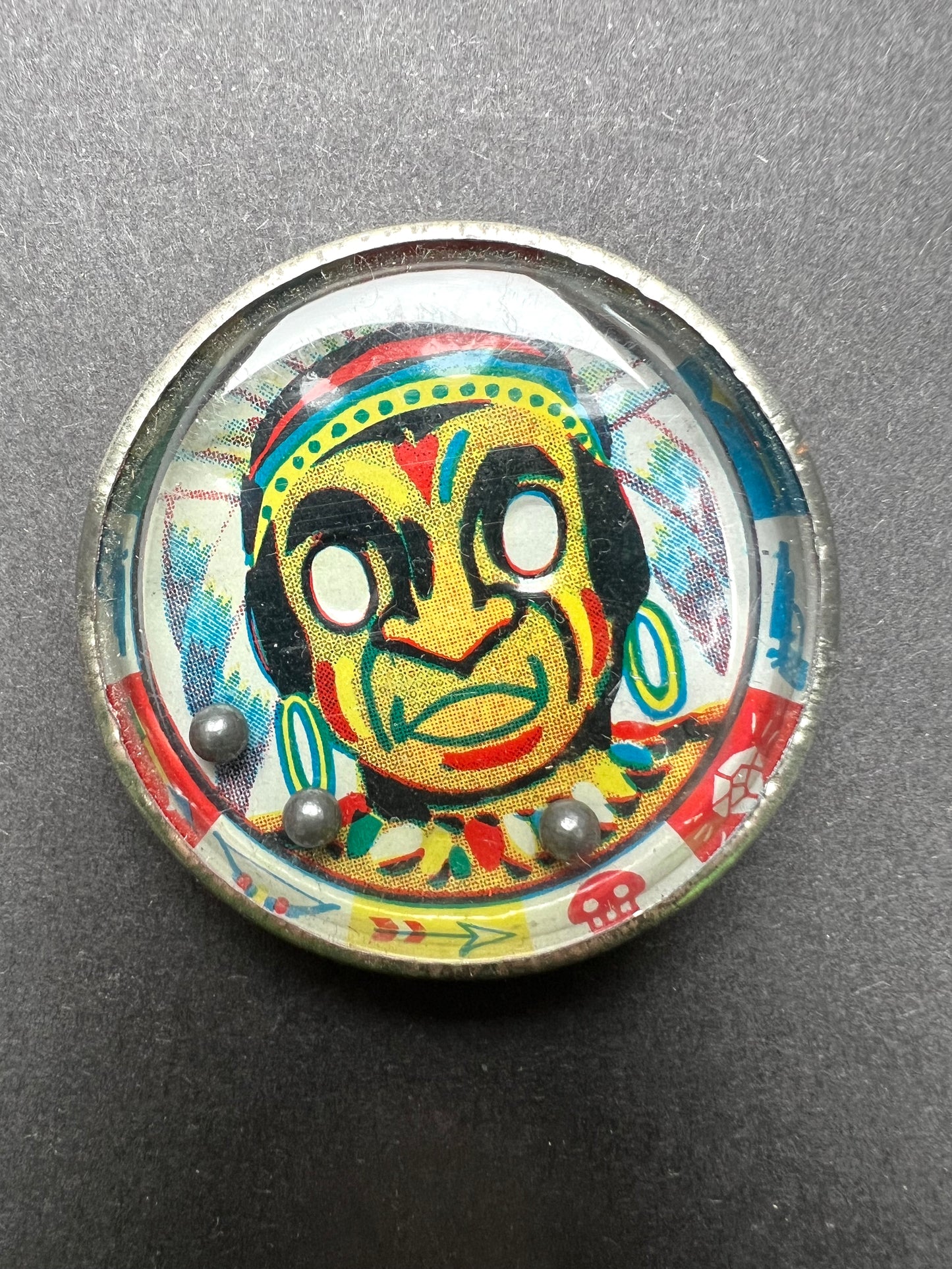 1950s Tin Dexterity Puzzle  Made in JAPAN