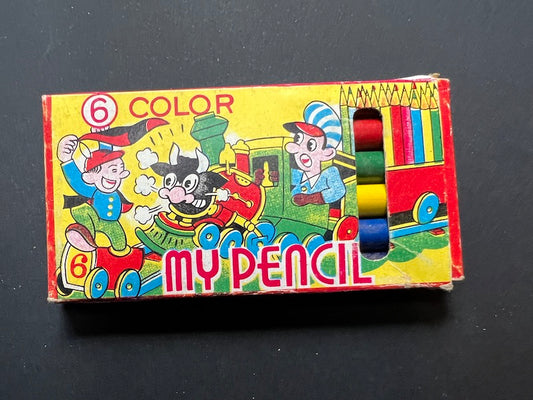 Vintage MY PENCIL Box of Coloured Pencils