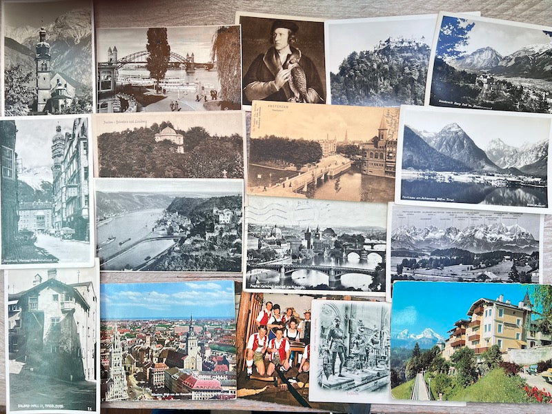 17 Old Postcards from Austria, Germany etc