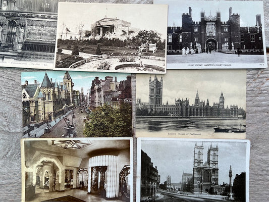 7 Old Postcards of London