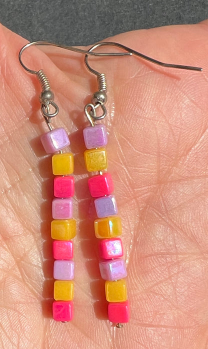 Candy Coloured 1980s Earrings
