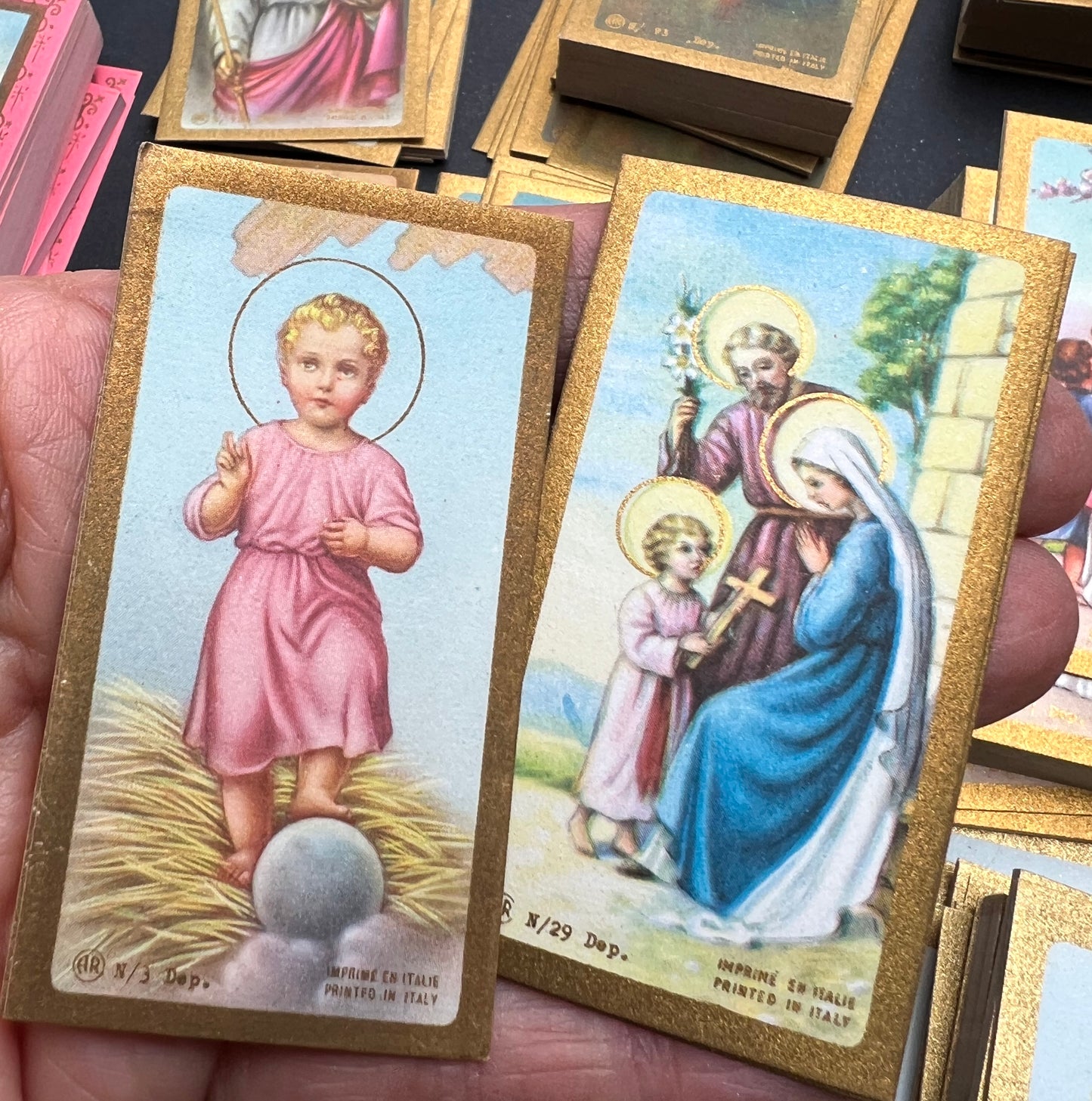 100 Mixed Vintage Holy Cards