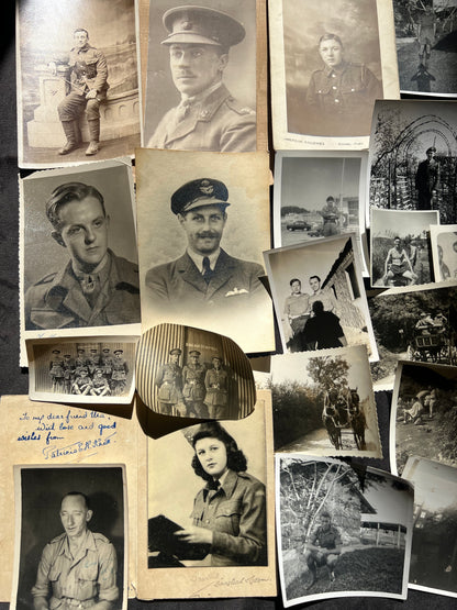 20 Photos of 1st + 2nd WW  Military Personnel (F25)