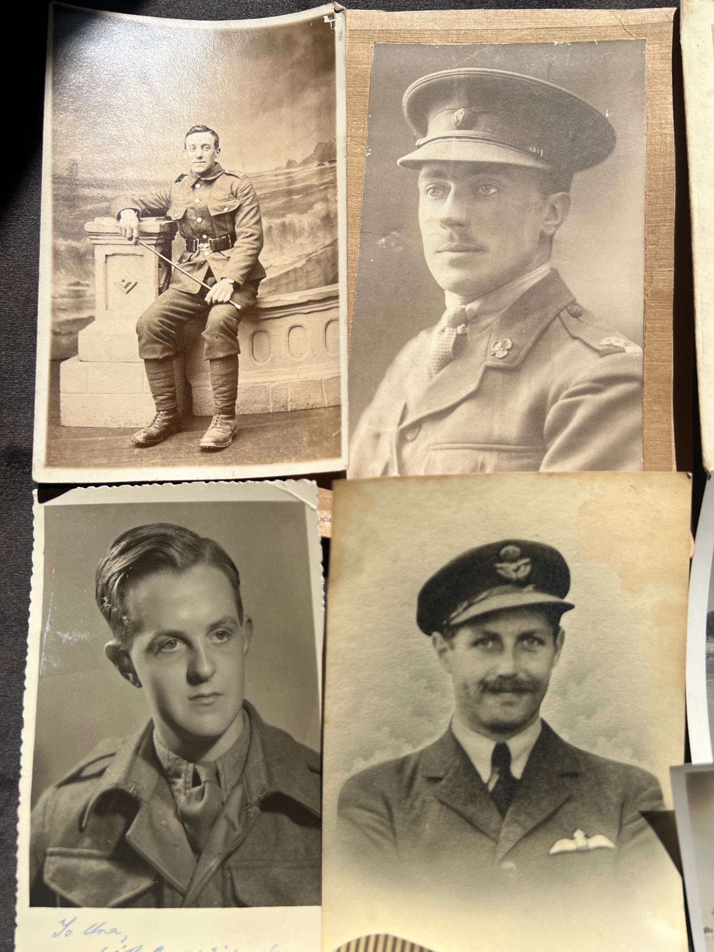 20 Photos of 1st + 2nd WW  Military Personnel (F25)