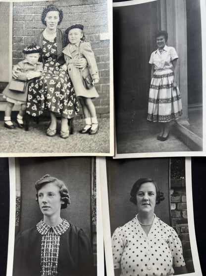 21 Old Photos 1930s-60s of Well Dressed Ladies  (F30)