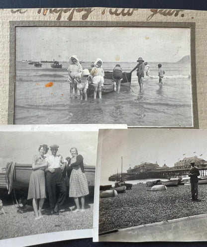 11 Old Photos of People and Boats on Beaches (F38)
