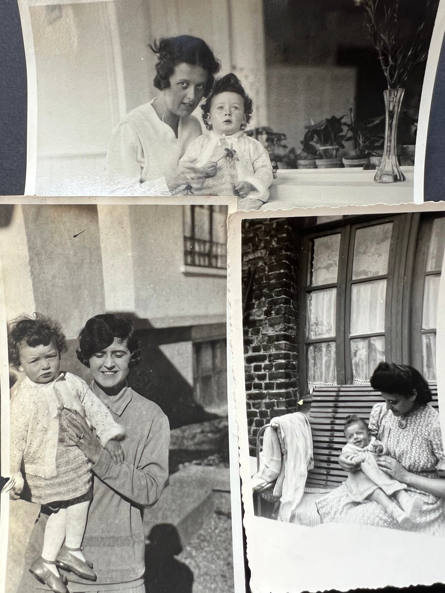 19 Old Photos 1920s - 50s  of Mothers and Babies (F41)