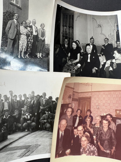 11 Old Photos 1920s - 70s  of Groups of Friends (F42)