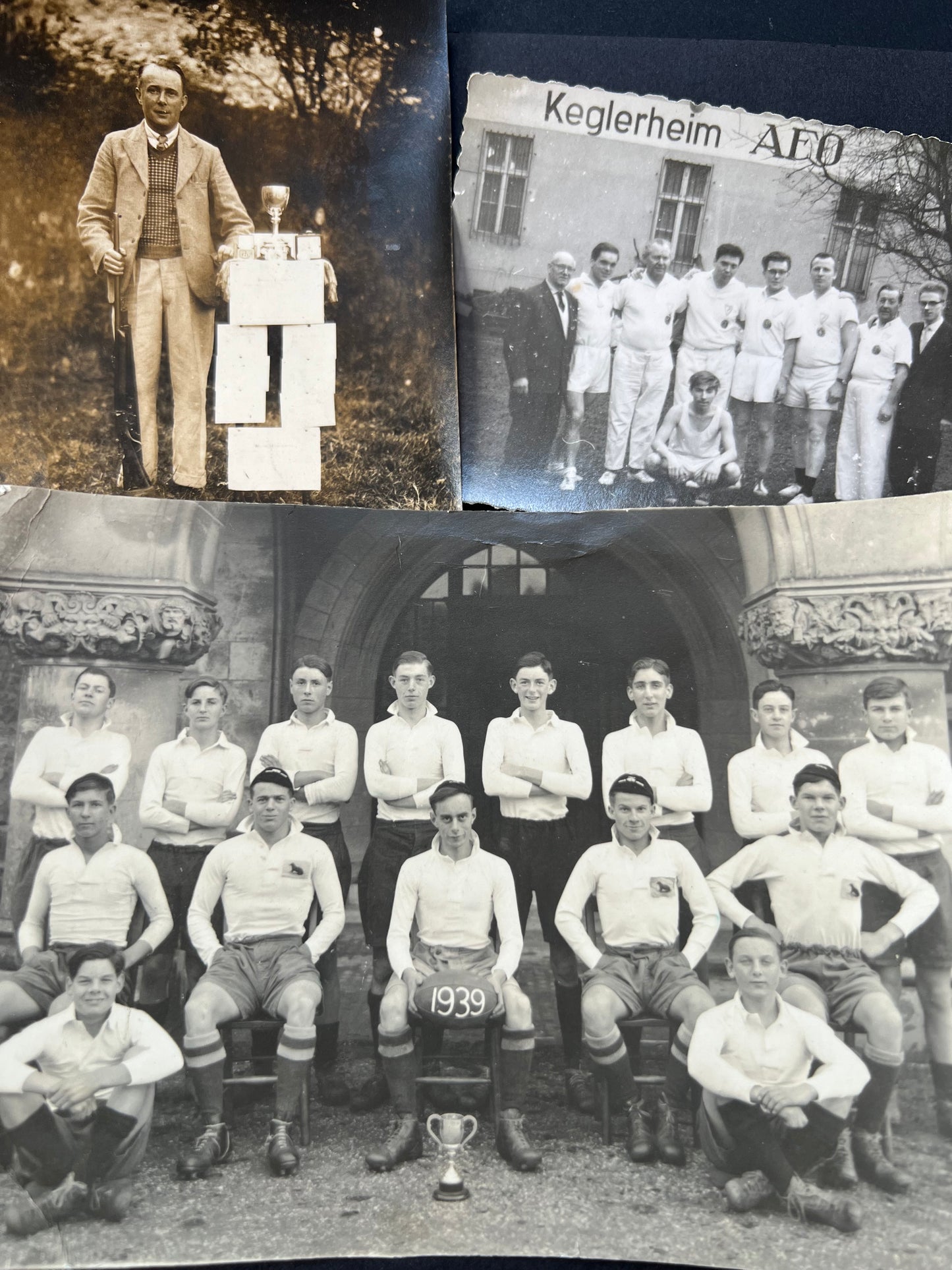 11 Old Photos of Teams and Trophies 1920s - 70s (F56)