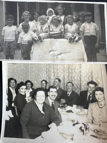 7 Old Photos 1920s - 60s  of People eating and Drinking (F46)