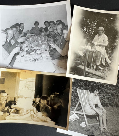 7 Old Photos 1920s - 60s  of People eating and Drinking (F46)