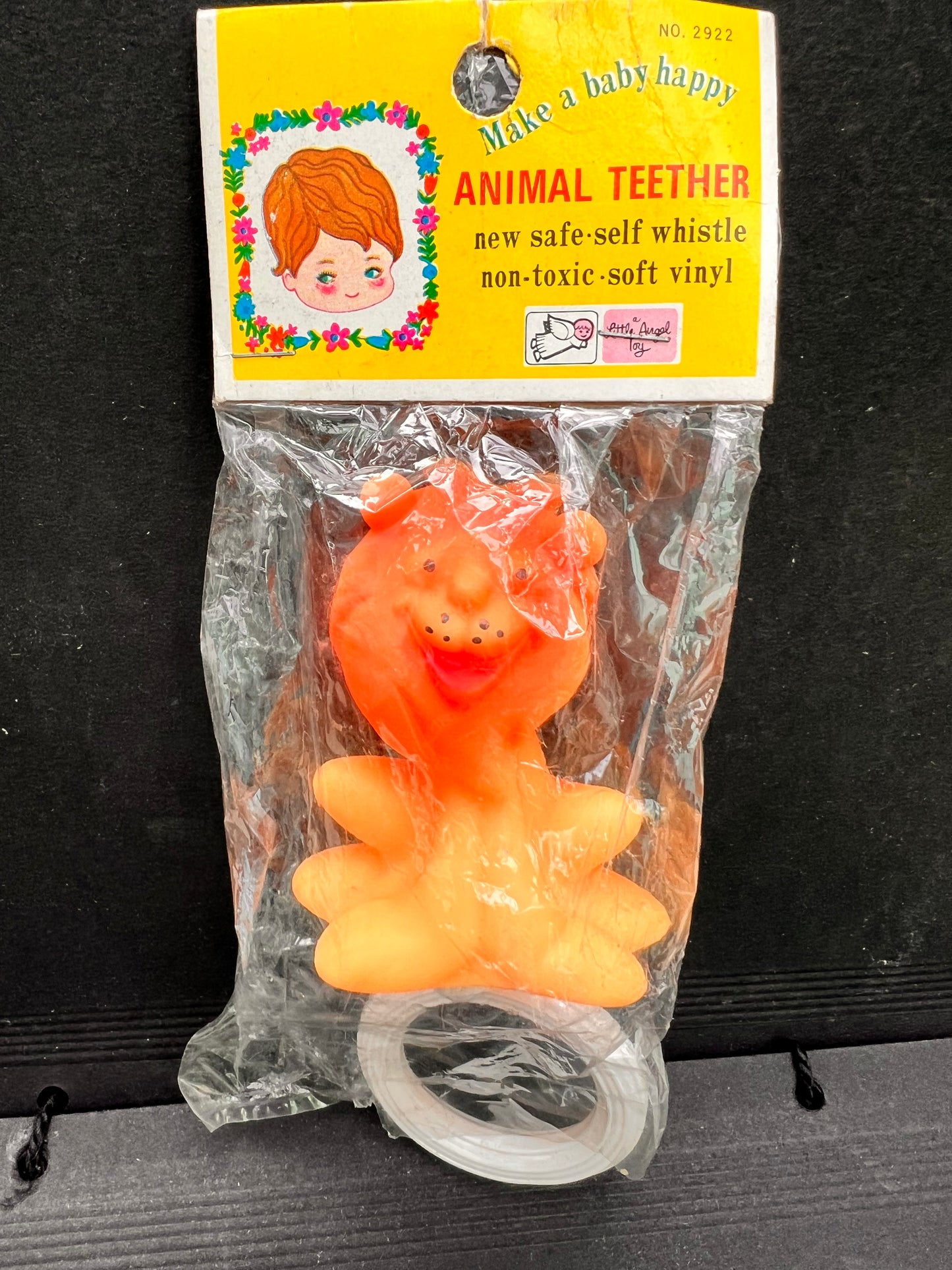 Very Friendly Lion Vintage Squeezy Teether