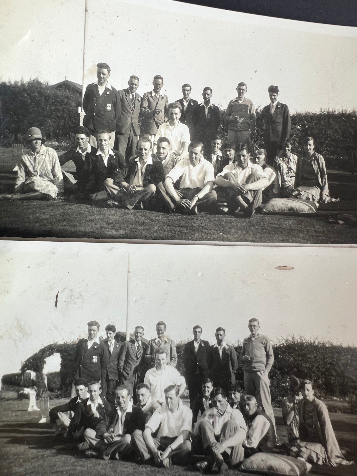 9 Old Photos 1940s/50s of Groups of Friends Having a Laugh (F50)