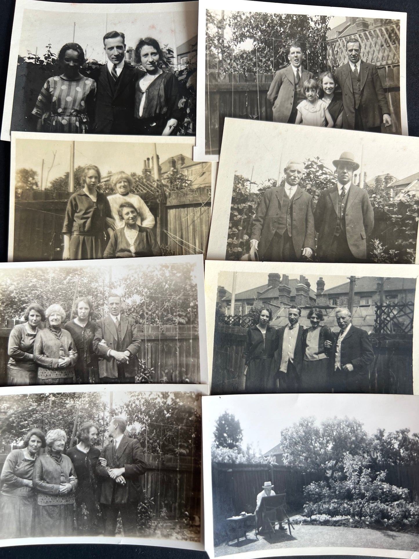 23 Old Photos 1920s -50s of People and their Gardens (F51)