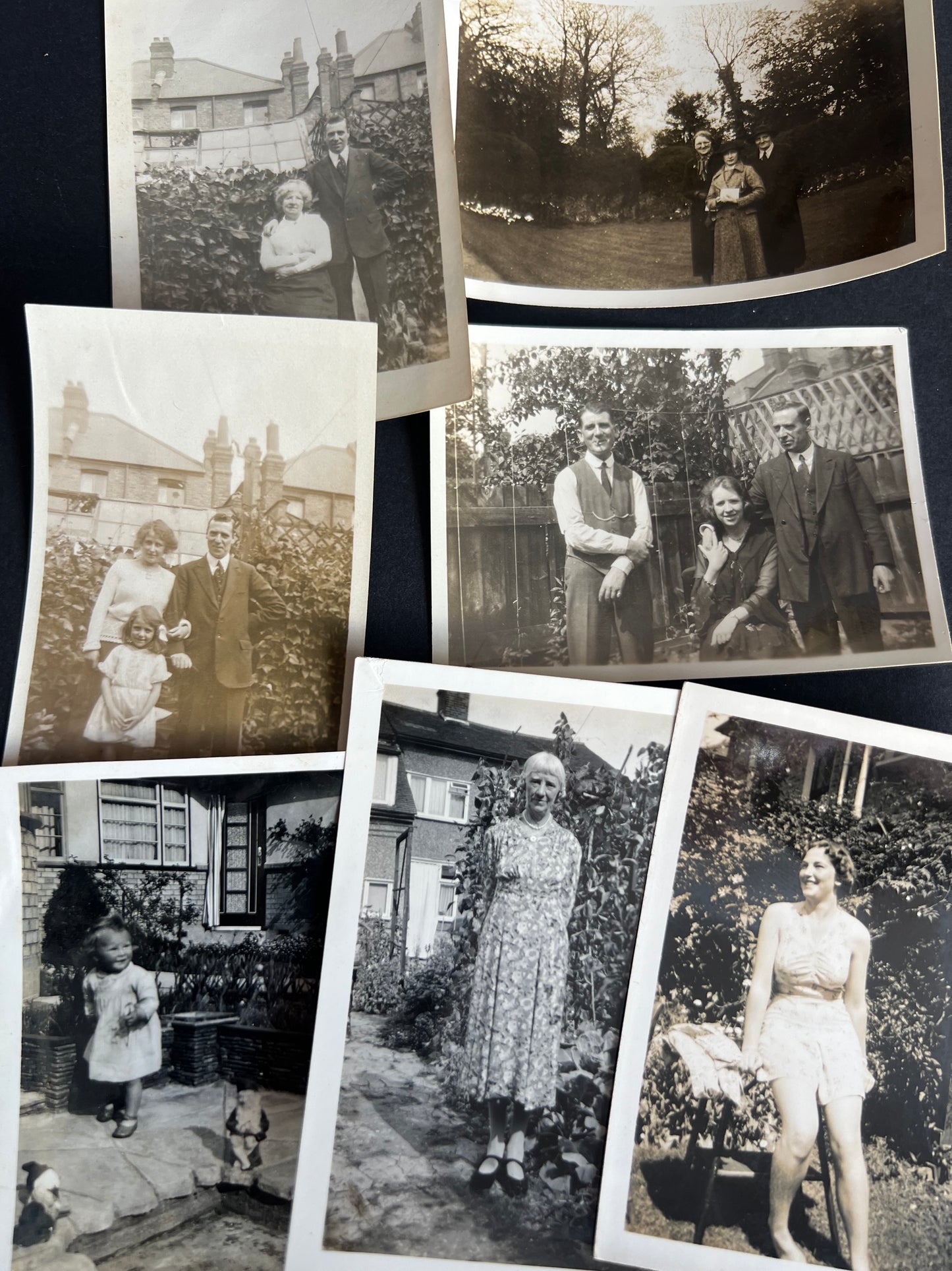23 Old Photos 1920s -50s of People and their Gardens (F51)