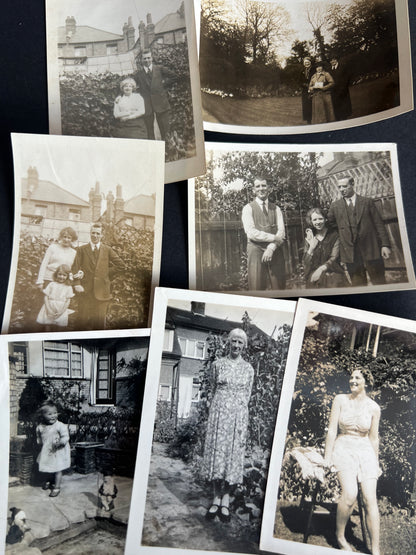23 Old Photos 1920s -50s of People and their Gardens (F51)