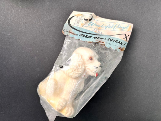 1950s Combex Creation Squeaky Toy Dog Made in England