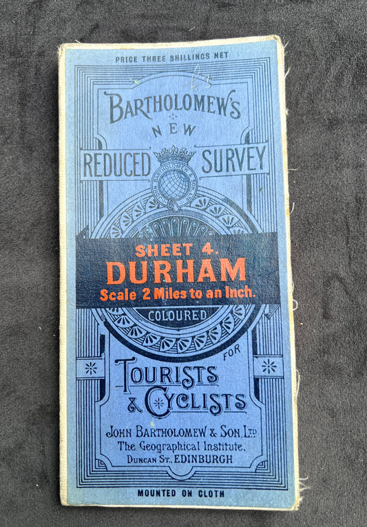 Bartholomew's New Reduced Survey. Sheet 4. Durham. Scale 2 Miles to an Inch.