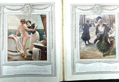 Gorgeous Illustrations by A. Guillaume in 1905 French HIGH-LIFE Tailor Magazine.