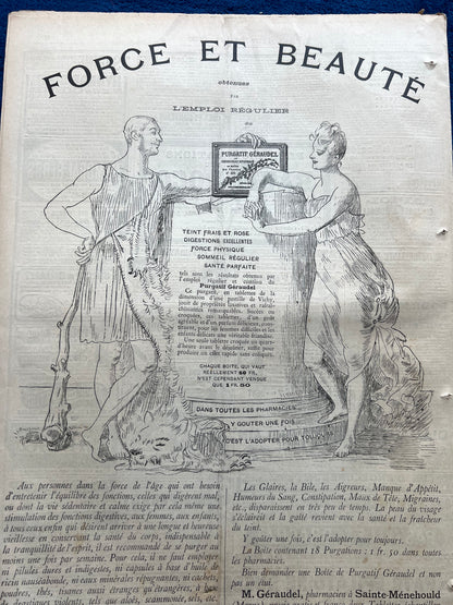 Wedding Dress and Dressing Up Clothes from 135 Years Ago in 26th January 1890 French Fashion Paper Le Petit Echo de la Mode