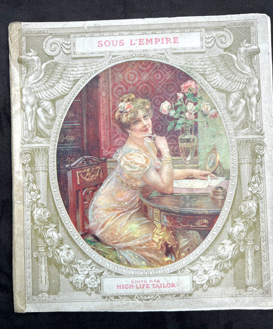 Gorgeous Illustrations in Early C20th French HIGH-LIFE Tailor Magazine