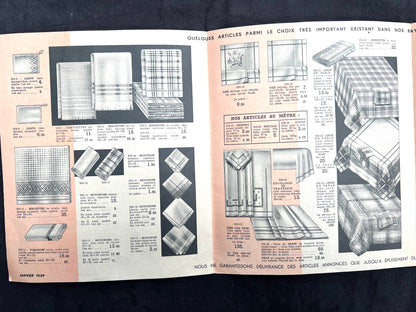 Jan/Feb 1939 French Catalogue for NOUVELLES GALERIES in Chatearoux
