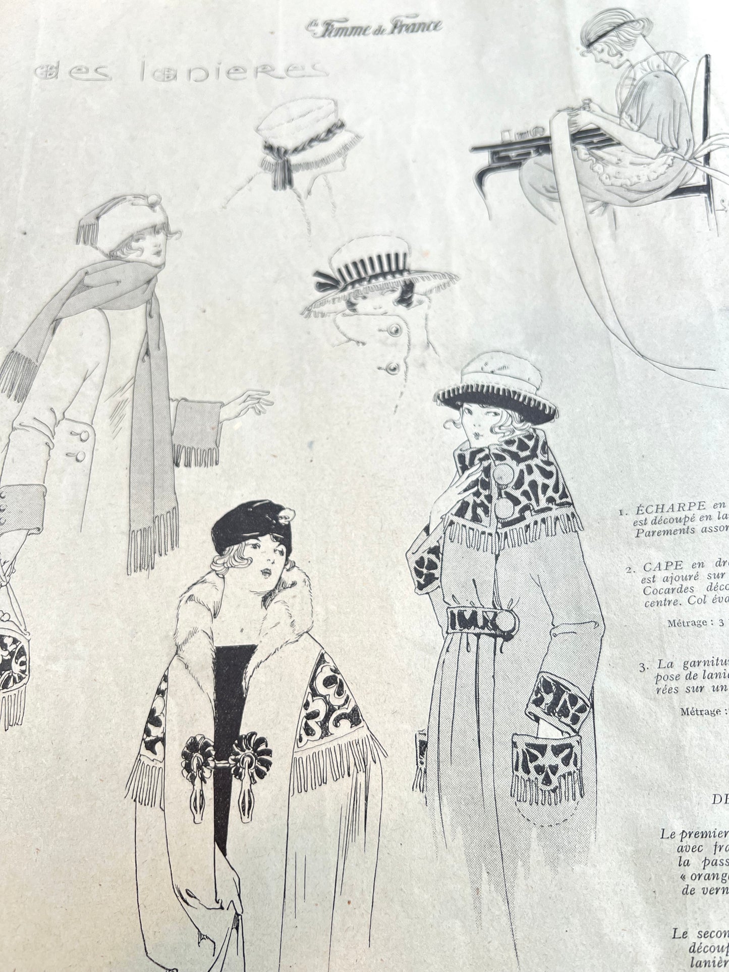 23rd November 1919 French Womens Paper La Mode de la Femme de France