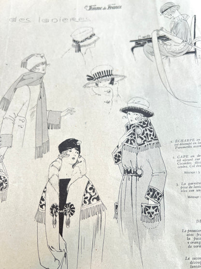 23rd November 1919 French Womens Paper La Mode de la Femme de France