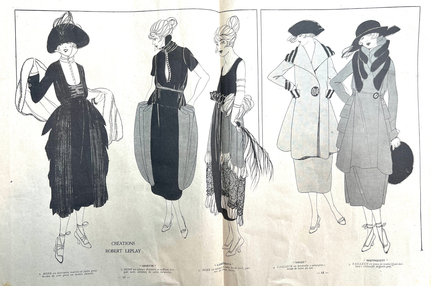 23rd November 1919 French Womens Paper La Mode de la Femme de France