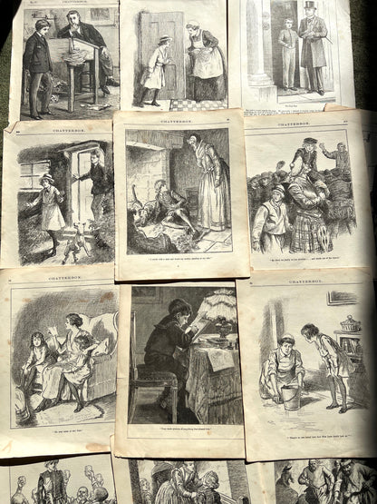 12 Early 1920s Illustrations of Children for Crafting purposes !