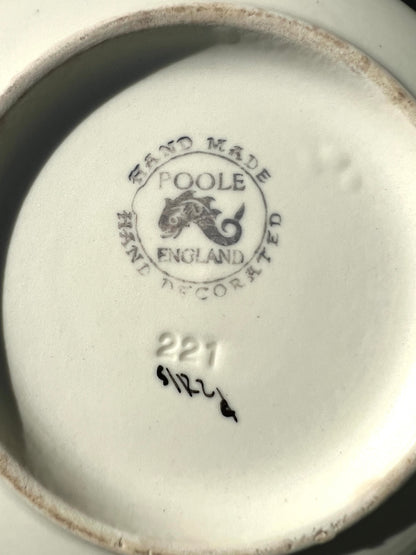 3 Pieces of 1950s - 70s Hand Painted Poole Pottery